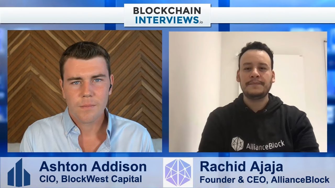 Rachid Ajaja, the Founder and CEO of AllianceBlock | Blockchain Interviews