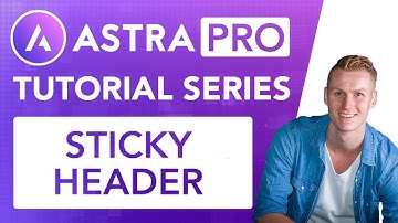 Astra Pro Series | Sticky Header