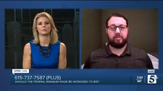 Should the federal minimum wage be increased to $15? p3