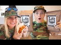EATING ONLY MILITARY FOOD FOR 24 HOURS (WOW!)
