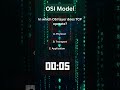 Cyber Security Shorts - SOC Analyst Interview Preparation