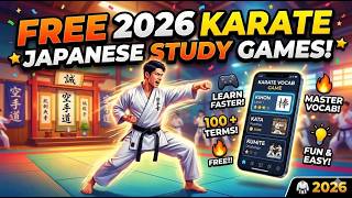 FREE Japanese Karate Study Games 2026 🥋 Learn Karate Terms Fast & Master Martial Arts Vocabulary screenshot 5