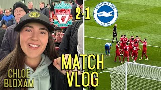 LUIS DIAZ, SALAH & MAC ALLISTER PUT LFC TOP OF THE TABLE! | Liverpool 2-1 Brighton | Match Vlog