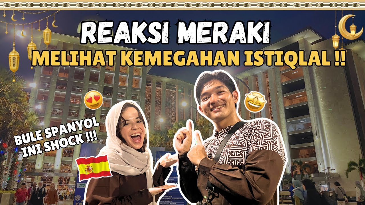 PERTAMA KALI BULE SPANYOL IKUT BUKA PUASA DI MASJID ISTIQLAL!!