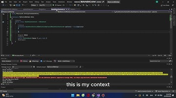 Fix:Unable to create an object of type DbContext For the different patterns supported at design time