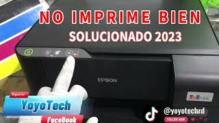 Mi Epson L3210 L3250 No imprime bien, SOLUCIONADO 2024 4K FÁCIL