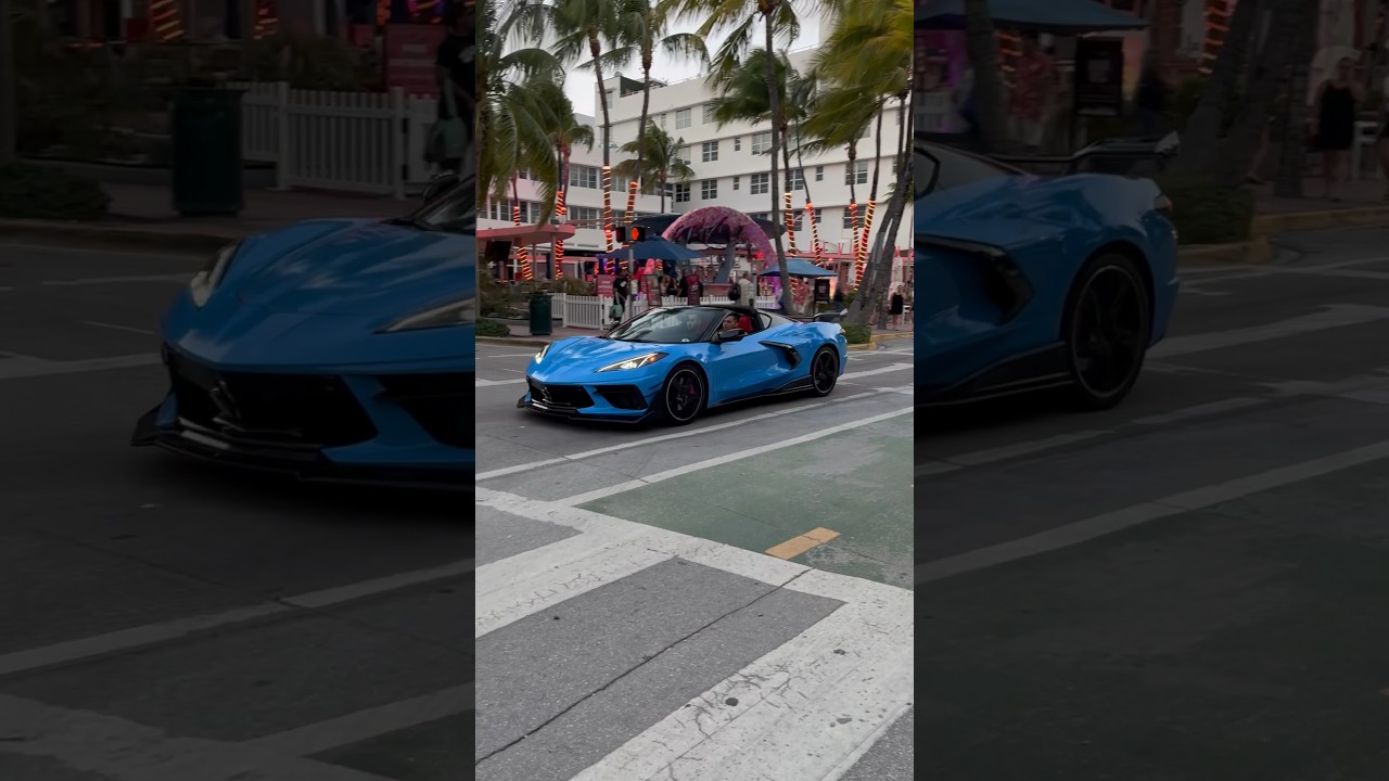 Fastest corvette in ocean drive