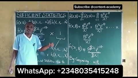 How to Find Sufficient Statistics for the Poisson Distribution