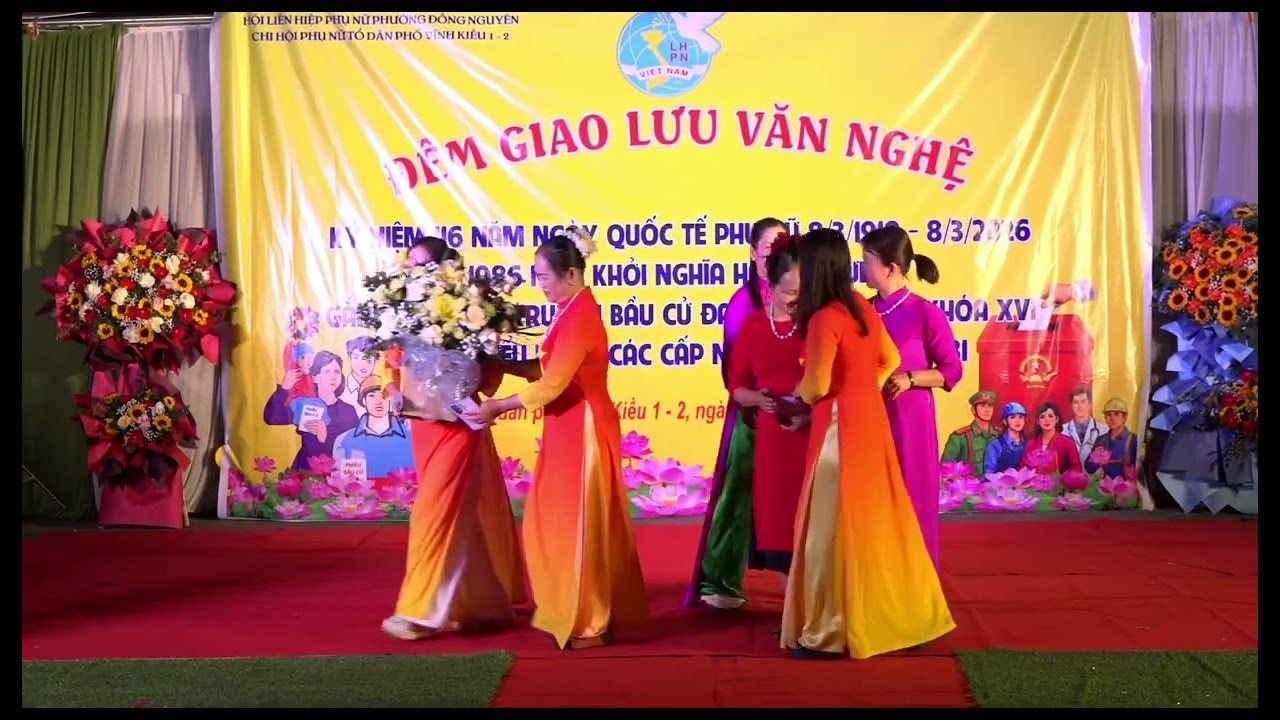 ĐÊM VĂN NGHỆ KỶ NIỆM 116 NĂM NGÀY QUỐC TẾ PHỤ NỮ 8/3/1910-8/3 2026 -TDP Vĩnh kiều 1&2