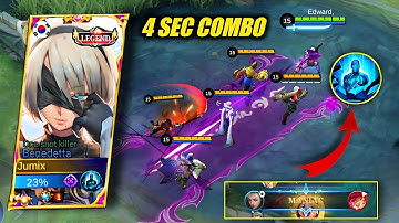 WTF 4 SECONDS MANIAC 🥵 | BENEDETTA OP PETRIFY,  EMBLEM SET AND NEW BUILD | MUST TRY!