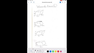 Volume of prisms with a parallelogram cross section