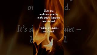 You do not have to rise in flames to heal.