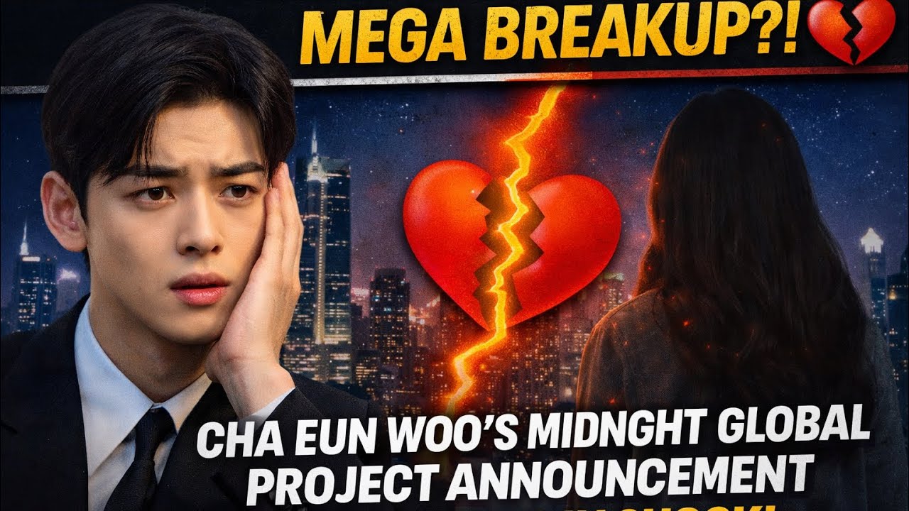 MEGA BREAKUP?! 💔 Cha Eun-woo’s Midnight Global Announcement Shocks Fans Worldwide!