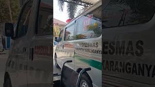 Ambulance Puskesmas Jumapolo Karanganyar | #shortsvideo