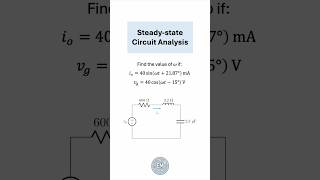 Steady-state Circuit Analysis Exercise #electricalengineering