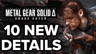 Metal Gear Solid 3: Delta Snake Eater Remake  10 NEW Details You Missed