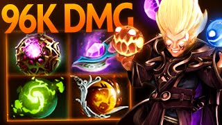 11K MMR GRANDMASTER KID INVOKER EPIC 96K DAMAGE DEALT GAME | Dota 2 Invoker