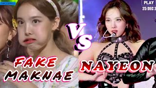 TWICE FAKE MAKNAE VS NAYEON