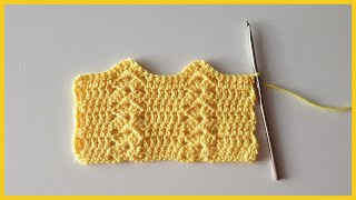Узор для шарфа крючком. Вязание крючком / Pattern for scarf crochet