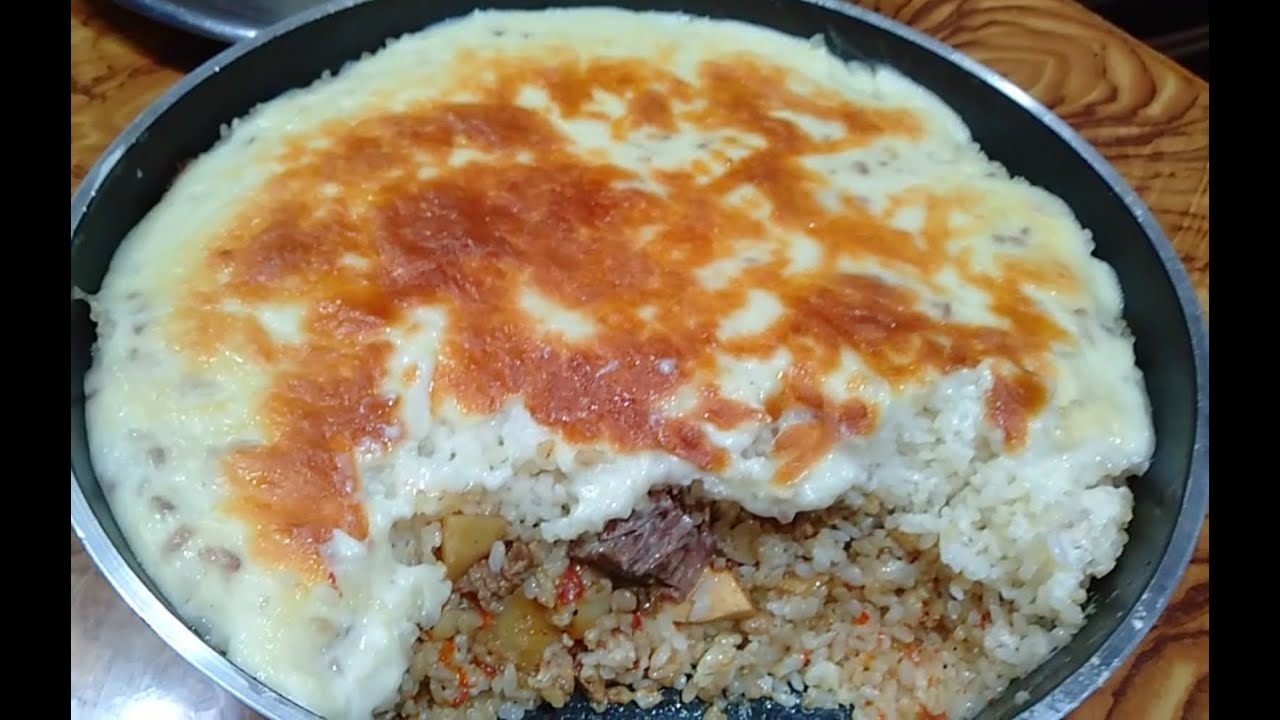 احلى وصفة ممكن تعمليها رز جريتان مع بيف هنجريان والطعم ميختلفشي عليه اتنين Hungarian beef