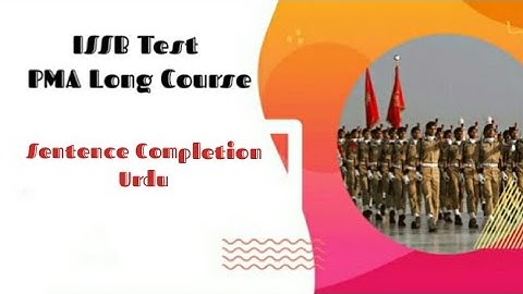 Sentence completion test issb|| PMA 149 Long course|| Issb Experience of candidates || Issb corner