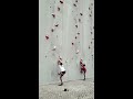 Speed climbing training at Jakarta international climbing wall| #shorts #climbing #reels #viralshort