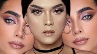 SUMMER MAKEUP (Bronze & Lilac) INSPIRED BY HINDASH | VLOG90 | JOHN MESIA