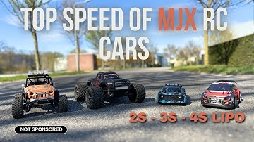 Mjx Hyper Go Rc Cars Top Speed Test - 4 Models, 3 Batteries