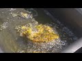 Frying on solar cookers