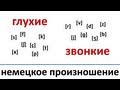 Немецкий: глухие и звонкие звуки (русские субтитры)