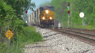 I Was Filming a CSX Train And This Happened! Loaded CSX Trash Train! Big CSX Manifest Train + More!