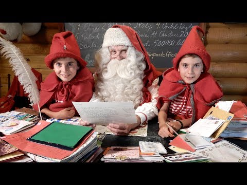 Villaggio Di Babbo Natale Al Polo Nord.L Indirizzo Di Babbo Natale In Lapponia Finlandia Rovaniemi Ufficio Postale Di Babbo Natale