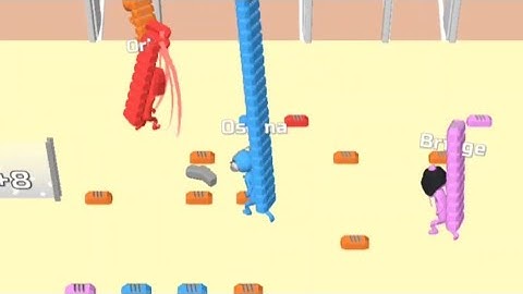 bridge Race-Gameplay level 16, 17