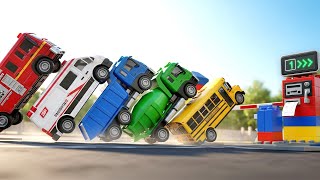 Download Lagu Toy Cars Find Their Parking Spots! 🚗💨 | Fun Vehicle Cartoon for Children MP3