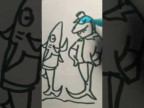 Tubarão e Peixe