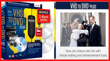 Roxio Easy VHS to DVD 3 Plus | VHS, Hi8, V8 Video to DVD or Digital Converter | Amazon Exclusive