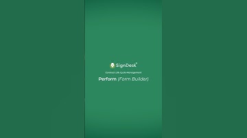 SignDesk | Simplify Contract Management with Form Builder