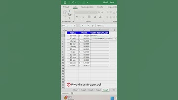 Haz una Suma Acumulada en Excel en Segundos ➕📈 #excel #shortsviral