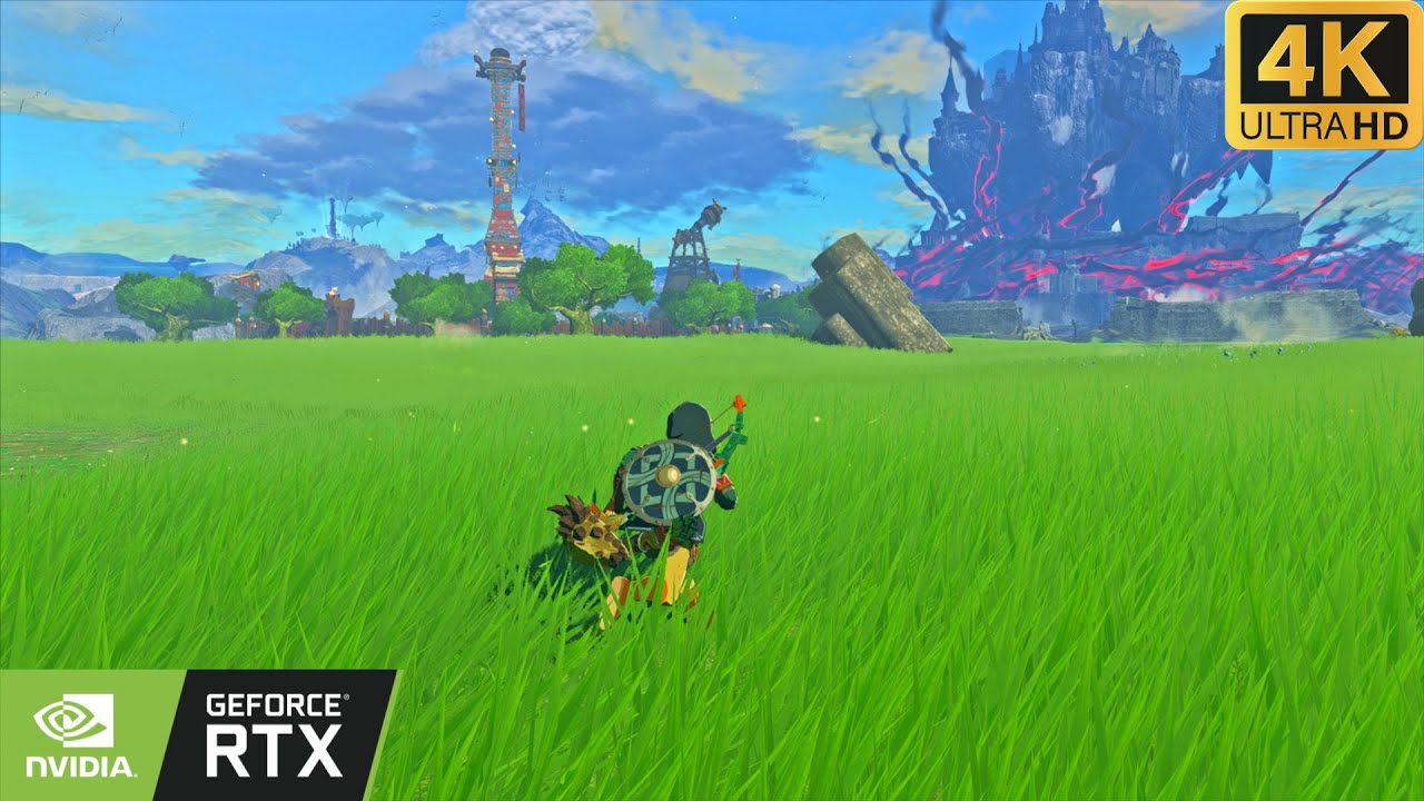 Arriving in Hyrule 🌿 1 Hour Relaxing Gameplay (Zelda TotK) [4K No Commentary]