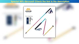 Unboxing AONIJIE E4201 Lightweight Folding Collapsible Quick Lock Trekking Pole Hiking Pole Trail R