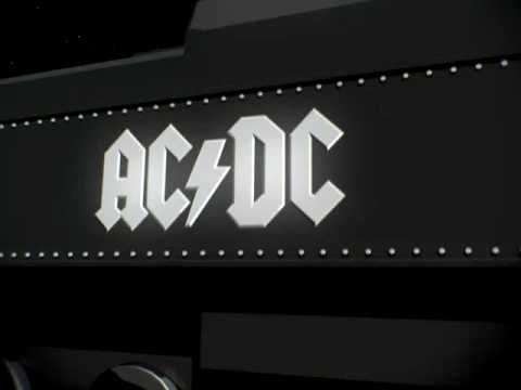 ACDC animated Rock n Roll Train concert intro