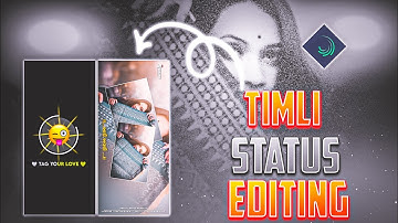 Dj Remix New Trending Timli Status Editing 2024 //Alight Motion Status Editing 2024 // CHETAN BARIA