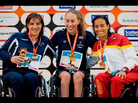 Women's 200m Freestyle S5 | Victory Ceremony | 2015 IPC Swimming World Championships Glasgow