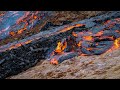 Lava Downhill Race - Fagradalsfjall eruption in Iceland 2021 - 4K