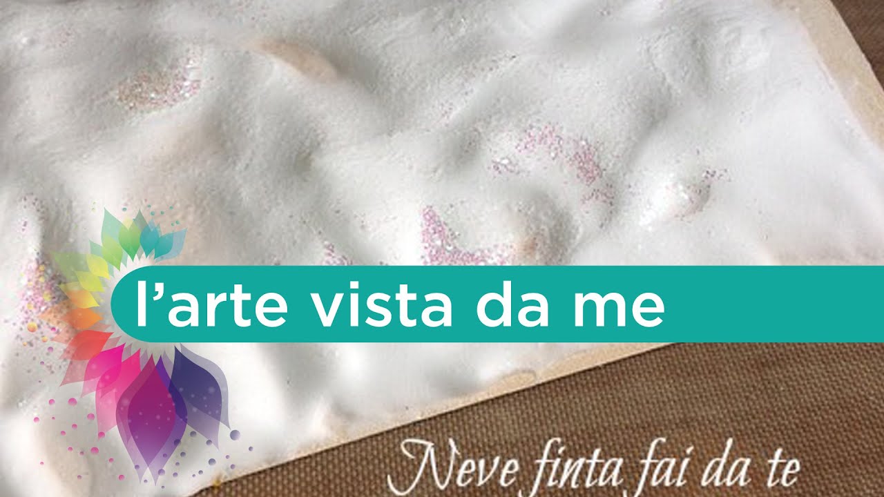 Neve finta fai da te-Artificial Snow-Effetto NEVE-Decorazioni  natalizie-Natale Fai da te 