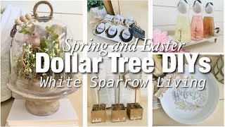 🌸 HIGH END DOLLAR TREE DIYS FOR SPRING AND EASTER | FARMHOUSE CLOCHE | HOME DECOR PROJECTS