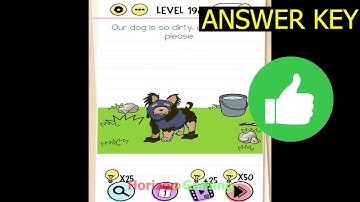 Brain Test Tricky Puzzles LEVEL 198 Our dog is so dirty clean him up please - Gameplay Walkthrough