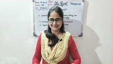 CLASS VII ENGLISH 19-06-2021 by Ms. SHWETA SHUKLA