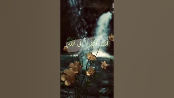 {أَنتُمُ الْفُقَرَاء إِلَى اللَّهِ} تلاوة- مشاري الفالح ✨