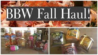 Fall Bath \& Body Works Haul! The Most Wonderful Scents of the Year!